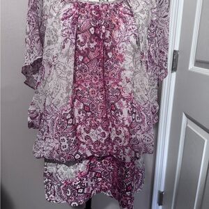 Style & Co. Pink Paisley Printed Women's Blouse